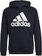 Παιδικό Φούτερ με Κουκούλα και Τσέπες Navy Μπλε Performance Essentials