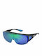 FILA Unisex Sonnenbrille mit Schwarz Kunststoff Gestell SFI126 R43P