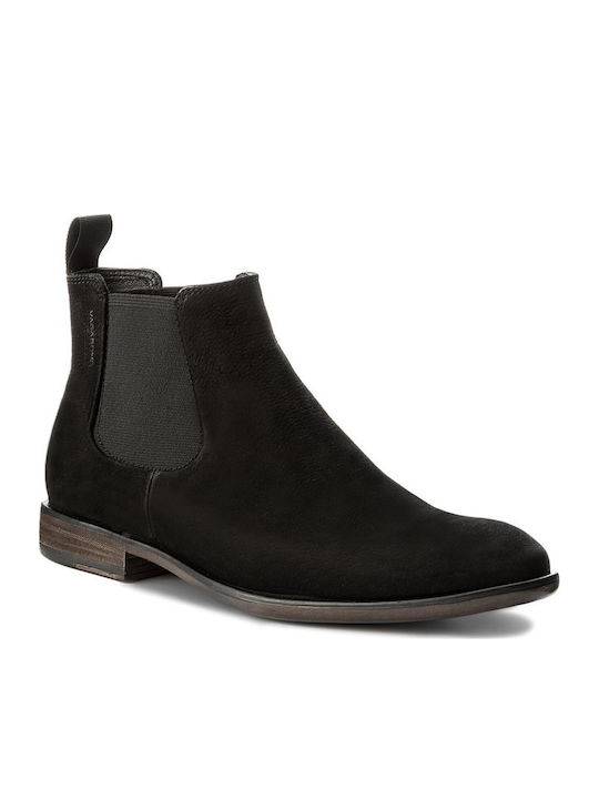 Harvey Leather Black Chelsea Boots