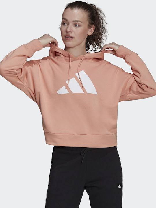 Sportswear Future Icons Γυναικείο Φούτερ με Κουκούλα Ambient Blush