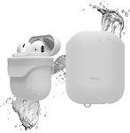 Elago Waterproof Husă Silicon în culoarea Alb pentru Apple AirPods 1 / AirPods 2