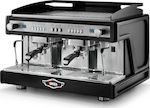 Wega Airy EVD/2 Gewerbliche Espressomaschine mit 2 Gruppe Schwarz B73.5xT58xH50.5cm