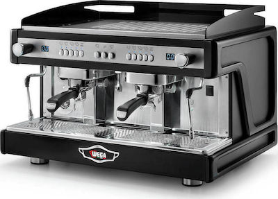 Wega Airy EVD/2 Commercial Espresso Machine 2-Group Black W73.5xD58xH50.5cm