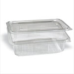 Disposable Plastic PET Tableware for Cold 2000ml Transparent 10pcs