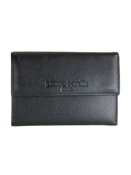 Pierre Cardin PC0085 Small Leather Women's Wallet Black