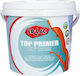 ER-LAC Top Primer Primer Water Soluble Acrylic Base Primer Suitable for Plasterboard / Construction Materials / Masonry 10lt