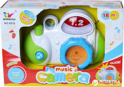 Zita Toys Baby Camera Φωτογραφική Μηχανή with Light and Sounds for 18++ Months