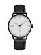 s.Oliver Herrenuhr 41mm Batterie mit Schwarz Lederarmband