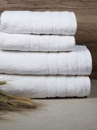 Sunshine Anais Hotel Face Towel 100x50 cm 500gsm White