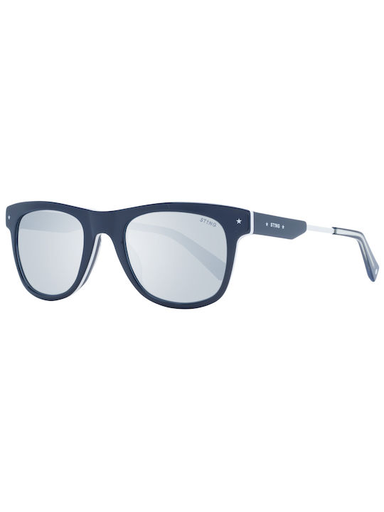 Sting Men's Sunglasses with Navy Blue Plastic Frame SST383 6HEX