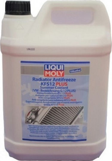 Liqui Moly Radiator Antifreeze KFS12 Plus Концентриран антифриз за охладителна течност Автомобил -40°C Розов Цвят 5лт