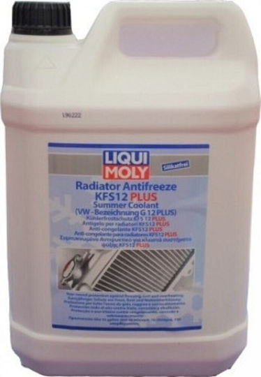 Liqui Moly Radiator Antifreeze KFS12 Plus Συμπυκνωμένο Αντιψυκτικό Υγρό Ψυγείου Αυτοκινήτου -40°C Ροζ Χρώμα 5lt