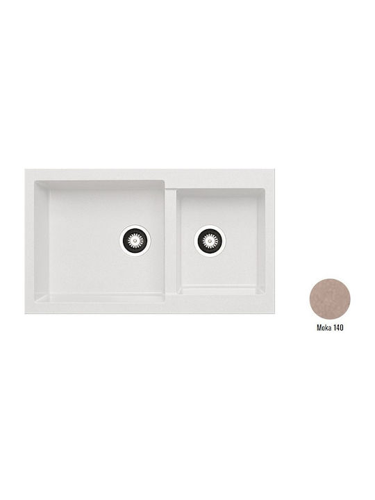 Crown Quadra Q-86 6786 6786-140 Drop-In Мивка Л...