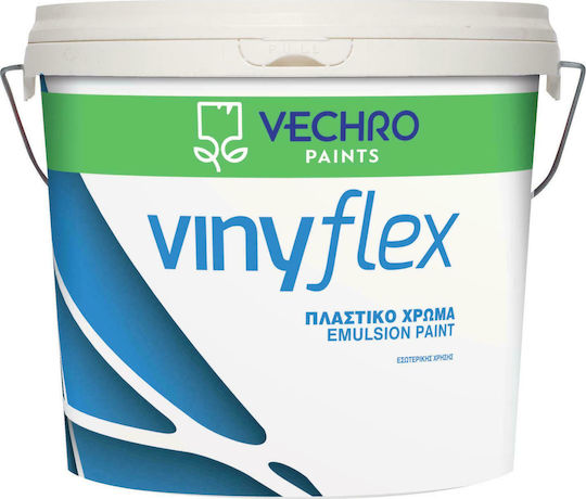 Vechro Vinyflex Πλαστικό Χρώμα για Εσωτερική Χρήση 15lt