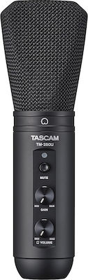 Tascam 3.5mm / USB Microphone TM-250U Shock Mounted/Clip On for Studio