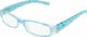 Silac 7300 Women's Reading Glasses +2.25 Mosaic Blue