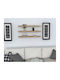 Boss Natural Wall Shelves (3 Pieces) 60x14.5x1.8cm