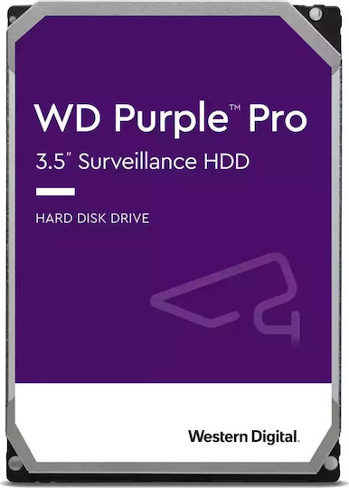 Western Digital Purple Pro Surveillance 8TB HDD Hard Drive 3.5" SATA III 7200rpm with 256MB Cache for Recorder WD8001PURP