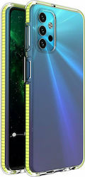 Hurtel Spring Back Cover Σιλικόνης 1mm Κίτρινο ...