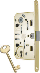 AGB Mediana Evolution Recessed Lock Mesoportas with Center 50mm Gold