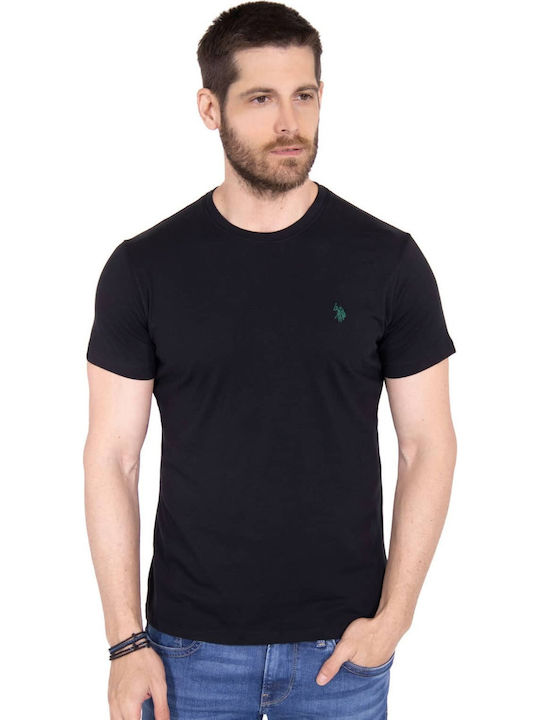 U.S. Polo Assn. T-shirt Bărbătesc cu Mânecă Scurtă Negru 5708449351-199