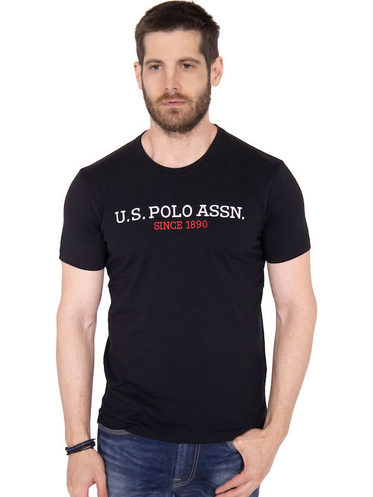 U.S. Polo Assn. Herren Kurzarmshirt Polo Schwarz 5709949351-199