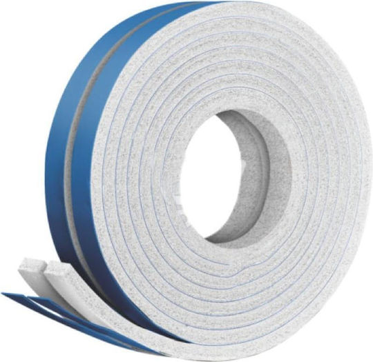 Viosarp Foam Self-Adhesive Tape Draft Stopper Window / Door in White Color 8mx3cm
