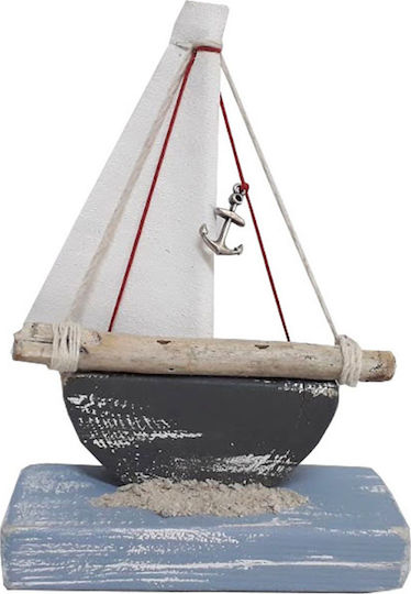 Kapadakis Wood Art Vapor Decorativ Lemn Gri 11x6x5cm 1buc