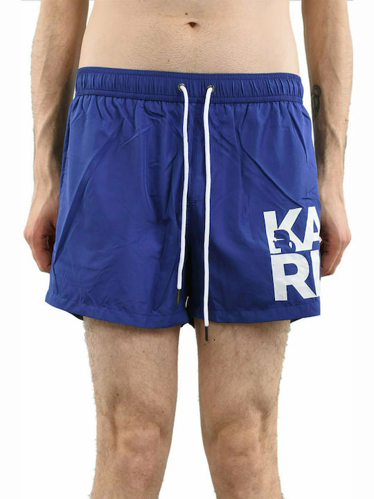 Karl Lagerfeld KL21MBS02 Herren Badebekleidung Shorts Marineblau KL21MBS02_BLU_NAVY