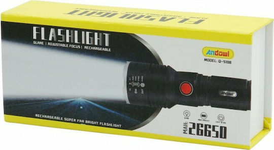 Andowl Επαναφορτιζόμενος Φακός LED