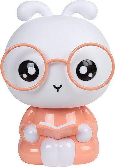 Keskor Kinder Dekorative Lampe Hase Glasses Mehrfarbig 19x16x28εκ.