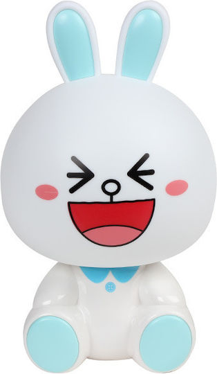 Keskor Kids Decorative Lamp Rabbit Emotions Turquoise 14x12x24εκ.