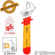 Ingco French Wrench with Adjustable Opening 24mm and Anti-Slip Handle 200mm