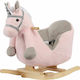 Kikka Boo Rocking Toy Unicorn for 12++ months With Sound with Max Load Capacity 30kg Pink