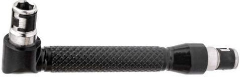 Kraft & Dele Winkelschraubendreher 90° für Bits 1/4" Ecke Bohrfutter Bohrfutterschlüssel