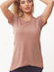 Bodymove -15 Damen Sportlich T-shirt Rosa