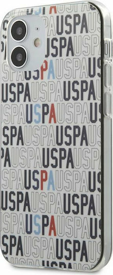 U.S. Polo Assn. Logo Mania Collection Back Cover Silicone White (iPhone 12 mini)