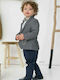 Bonito Baby Boys Baptism Suit with Blazer 21114 6pcs Blue