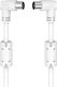 HAMA Καλώδιο Κεραίας Coax male - Coax female Λευκό 3m (00205057)