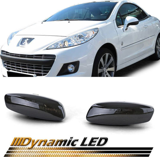 Flash LED за Citroen C3 / C4 / C5 / DS4 Peugeot 207 / 3008 / 308 / 5008 / RCZ (РЦЗ) 2бр