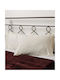 Silk Fashion Pillowcase Set with Envelope Cover Beige 46x70cm.