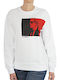 Karl Lagerfeld Women's Sweatshirt White 200W1891-100