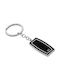 Visetti Keychain Metallic Black