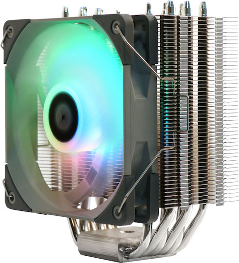 Thermalright Venomous Plus Ψύκτρα Επεξεργαστή για Socket 2011/2066/AM4/115x με ARGB Φωτισμό Γκρι