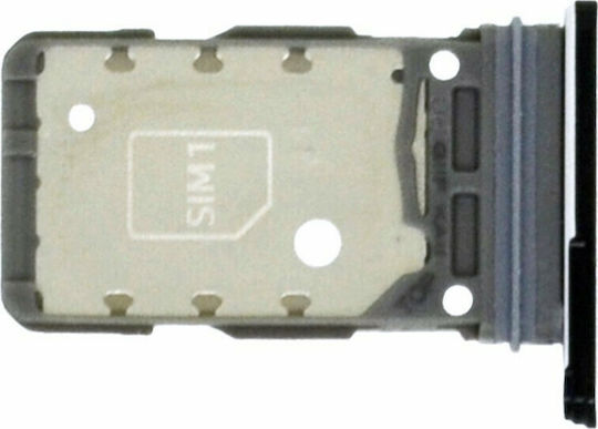 Samsung Βάση Κάρτας Sim Μαύρο για Galaxy S21+ 5G