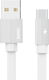 Remax Kerolla RC-094a Flat USB 2.0 Cable USB-C male - USB-A Λευκό 1m