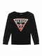Fleece Kinder-Sweatshirt Schwarz Core