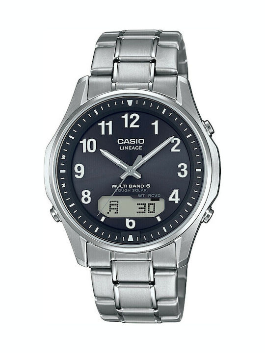 Casio Wave Ceptor Herrenuhr 40mm Batterie mit S...