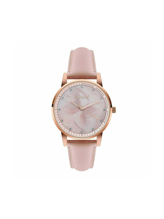 Ferendi Watch with Pink Leather Strap