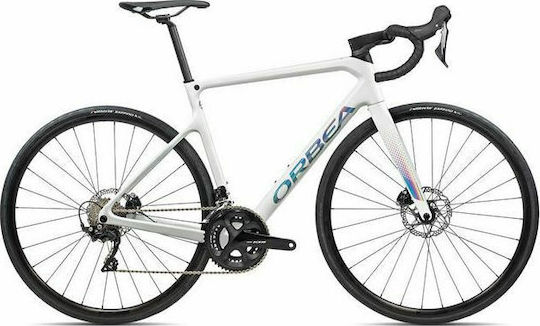 Orbea Orca M30 29" 2021 Бял Състезателен Велосипед с 22 Скорости и Механични Дискови Спирачки
